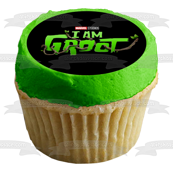 "I Am Groot" Avengers: Infinity War Marvel Disney Plus Edible Cake Topper Image ABPID53529