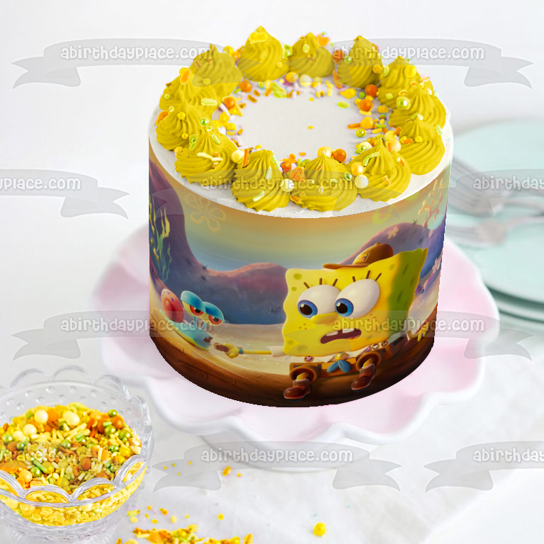 Kamp Koral: SpongeBob’s Under Years Gary Edible Cake Topper Image ABPID53864