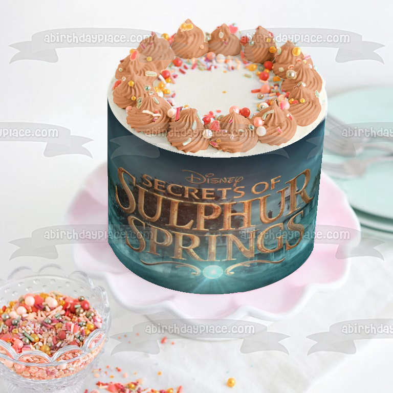 Secrets of Sulphur Springs Disney Edible Cake Topper Image ABPID53892