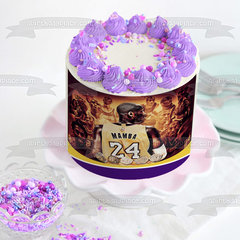 Professional Basketball Player NBA Edible Cake Topper Image ABPID53662