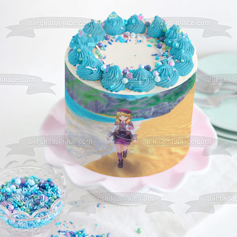 Rune Factory 5 Scarlett Edible Cake Topper Image ABPID53965