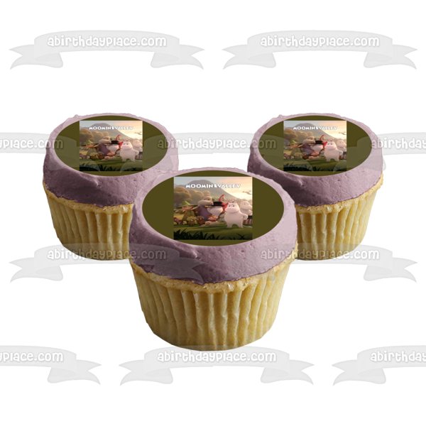 Moominvalley Moominpapa Moominmama Snork Maiden Moomintroll Edible Cake Topper Image ABPID54385