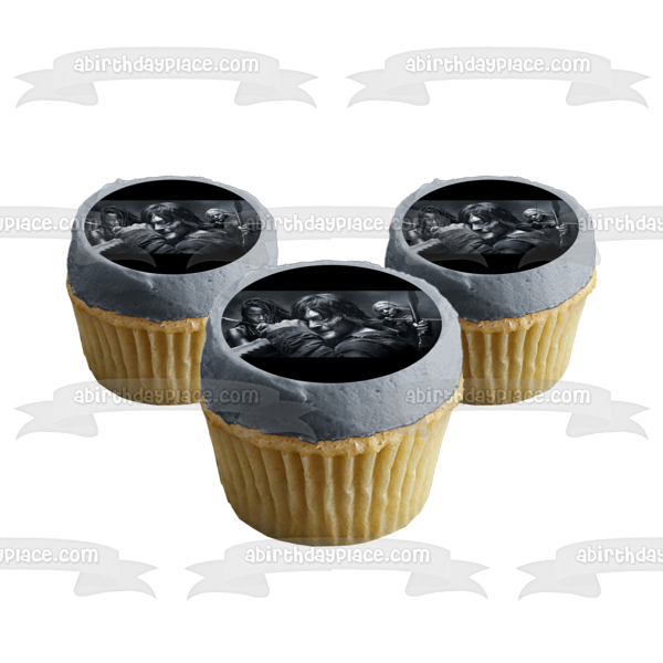Imagen comestible para tarta de Daryl Michone Carol de The Walking Dead ABPID54444