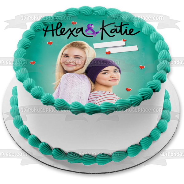 Alexa y Katie Friends Pose Poster Imagen comestible para decoración de tarta ABPID56502