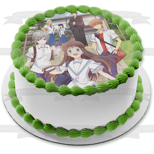 Fruits Basket Furuba Cast Poster Yuki Kyo Tohru Shigure Arisa Saki Imagen comestible para decoración de tarta ABPID56534