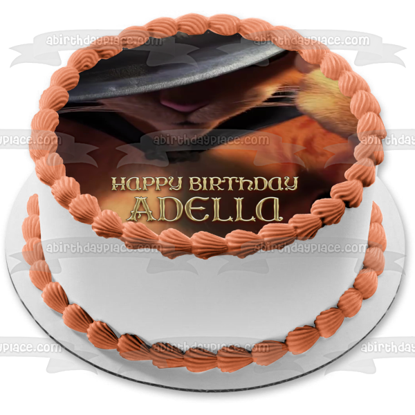 Adorno comestible para tarta con el Gato con Botas, el último deseo, imagen ABPID56621