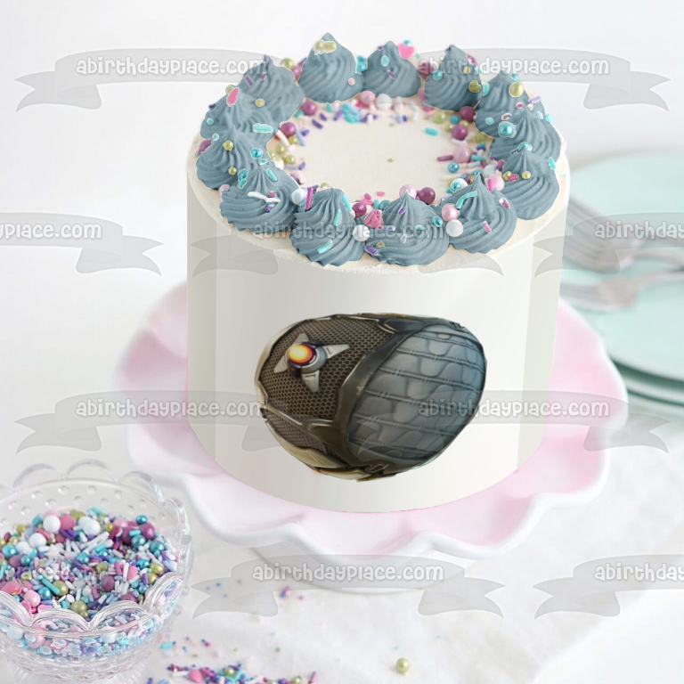 Rocket League Turbo Ball Edible Cake Topper Image ABPID56629