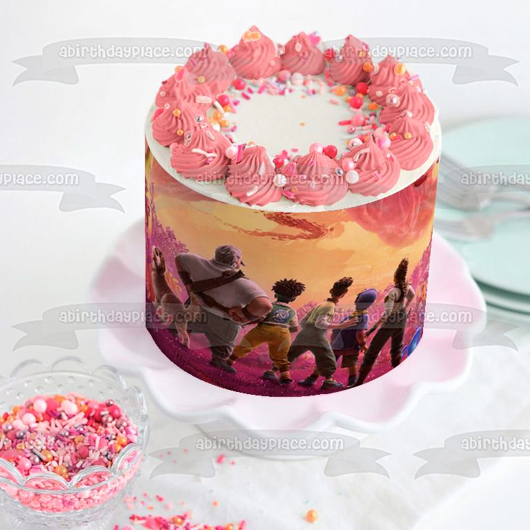 Strange World Family Searcher Clade Ethan Clade Meridian Clade Jaeger Clade Castillo and Mal Edible Cake Topper Image ABPID56641