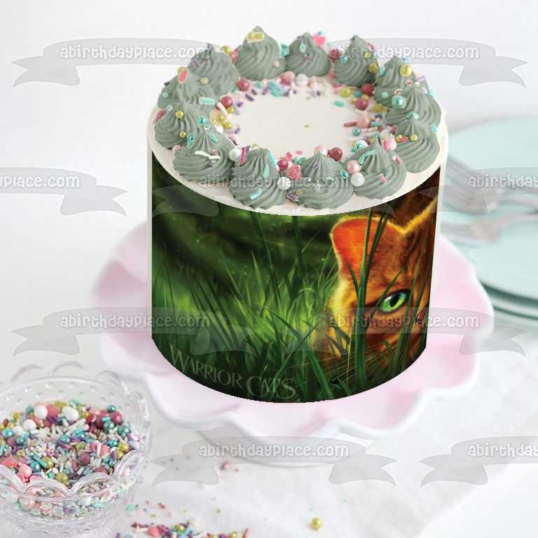Warrior Cats Book Cover Firestar Edible Cake Topper Image ABPID56648