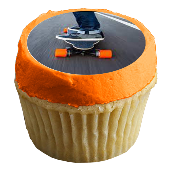 Skateboarding Skateboard Edible Cupcake Topper Images ABPID55744 – A ...