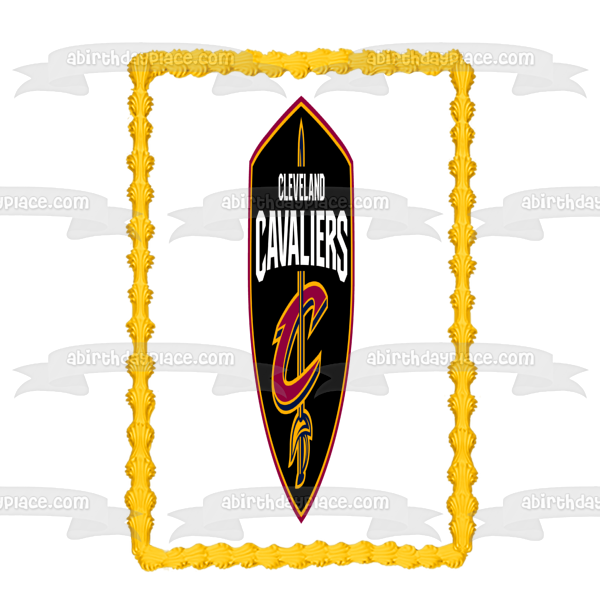 NBA Cleveland Cavaliers Team Logo Edible Cake Topper Image ABPID56008