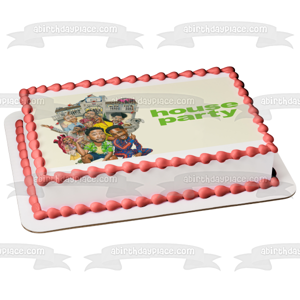 Imagen de decoración comestible para tarta Kevin y Damon de fiesta en casa ABPID56917