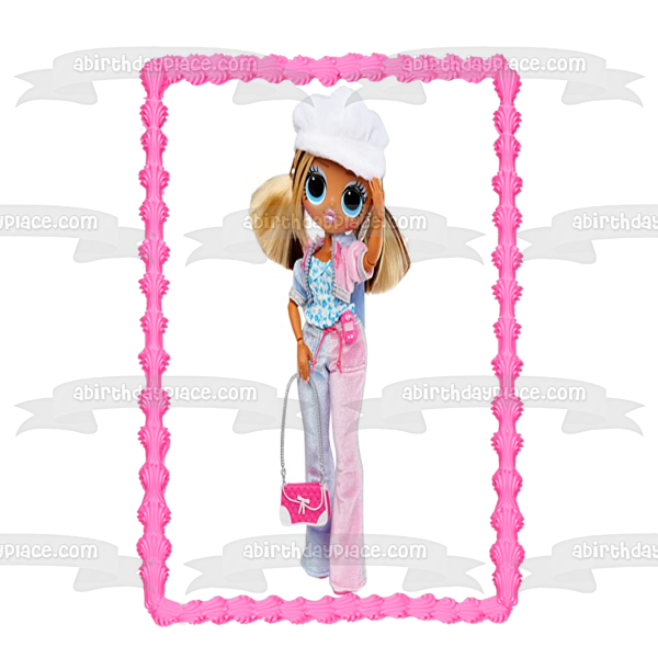 LOL Surprise Omg Trendsetter Fashion Doll Edible Cake Topper Image ABPID57037