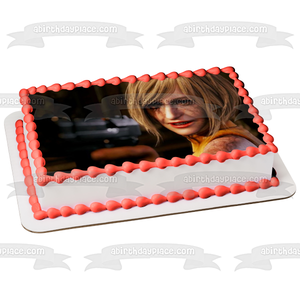 Resident Evil 4 Remake Ashley Graham Imagen comestible para decoración de tarta ABPID57039