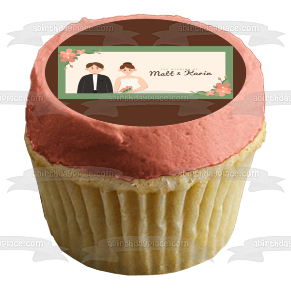 Your Wedding Day Customizable Image Edible Cake Topper Image ABPID57206