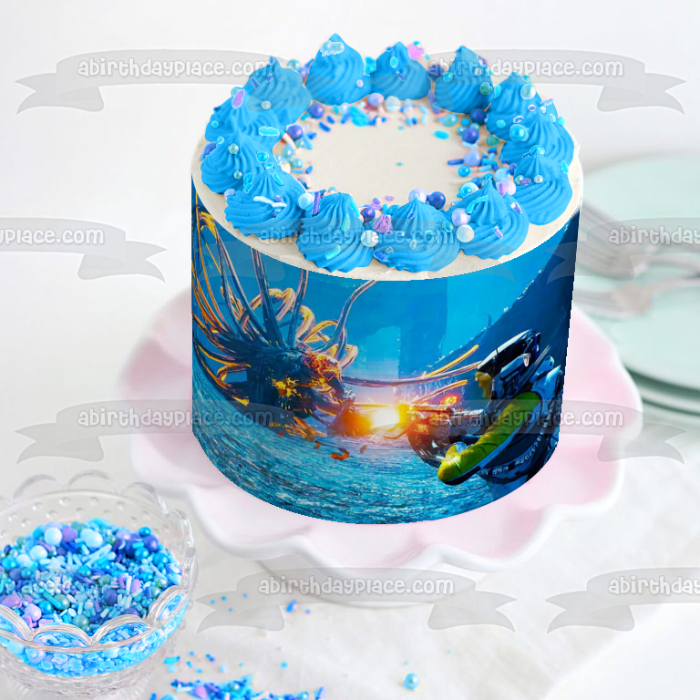 Imagen comestible para decoración de tarta con escena del juego de retorno ABPID57260