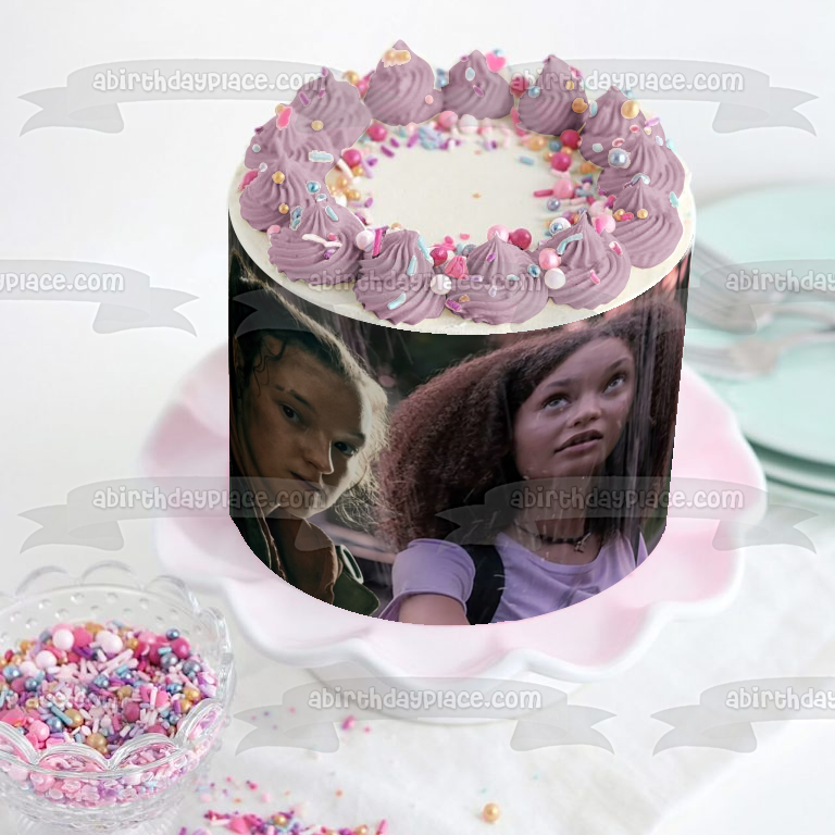 The Last of Us TV Series Ellie and Sarah Edible Cake Topper Image ABPID57411