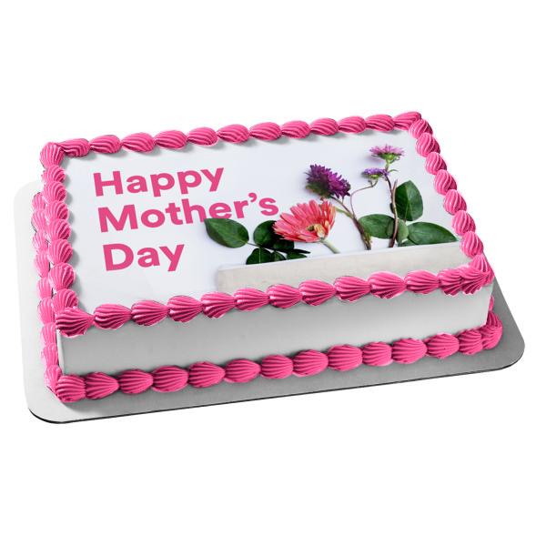 Cupcake-Topper 'Happy Mother's Day' – 30 Stück, Glitzernd Mit Herz, Für Muttertags-Party