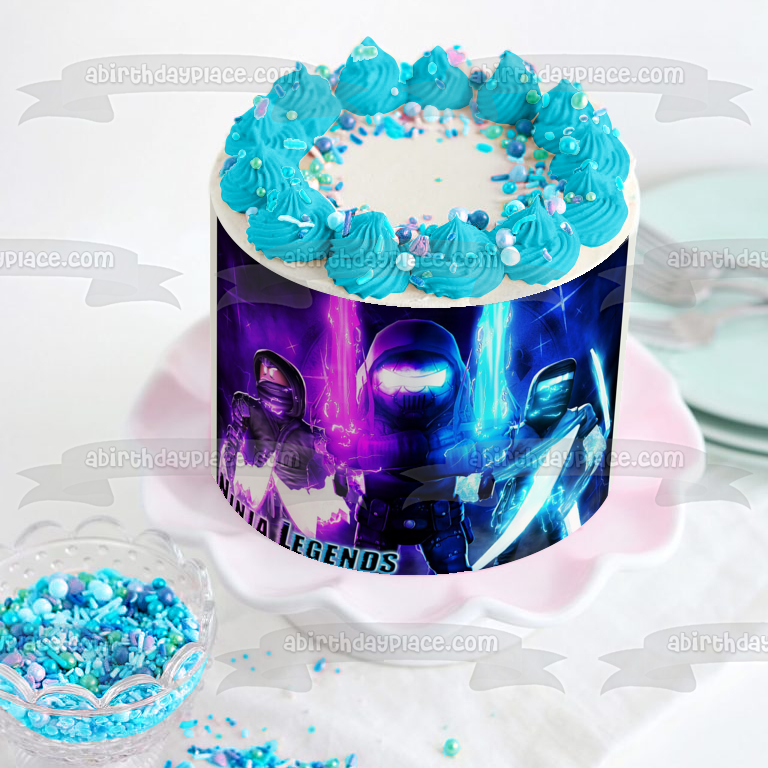 Ninja Legends Mythic Shadowmaster Awakened Scythemaster Master Legend Assassin Edible Cake Topper Imagen ABPID57507