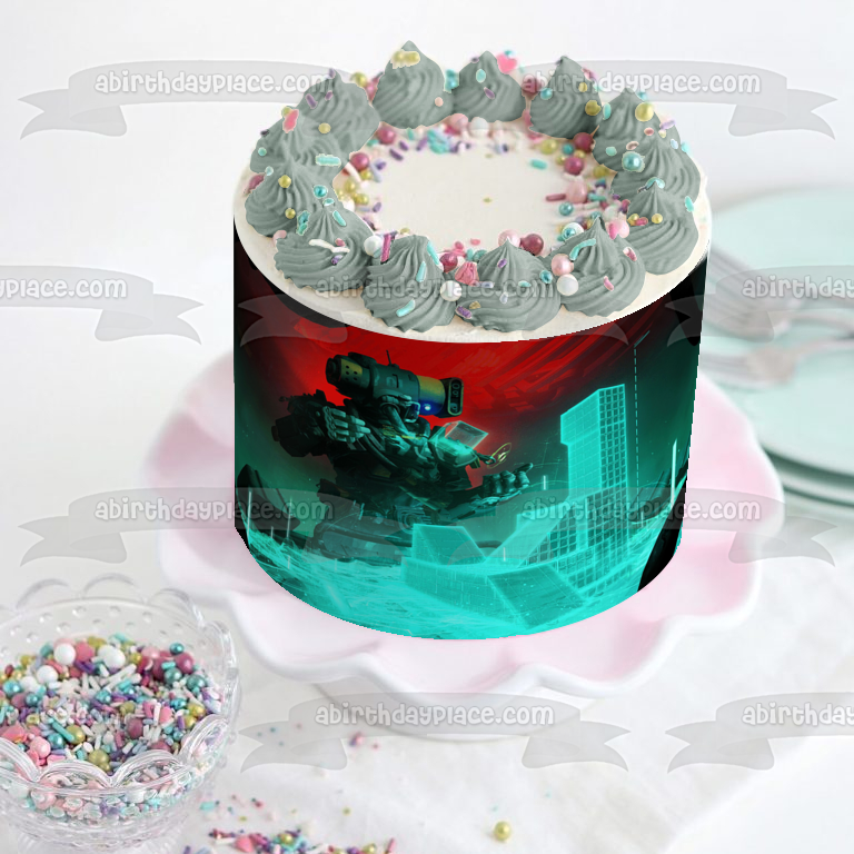 Mechwarrior 5: Mercenarios Imagen comestible para decoración de tarta ABPID57579