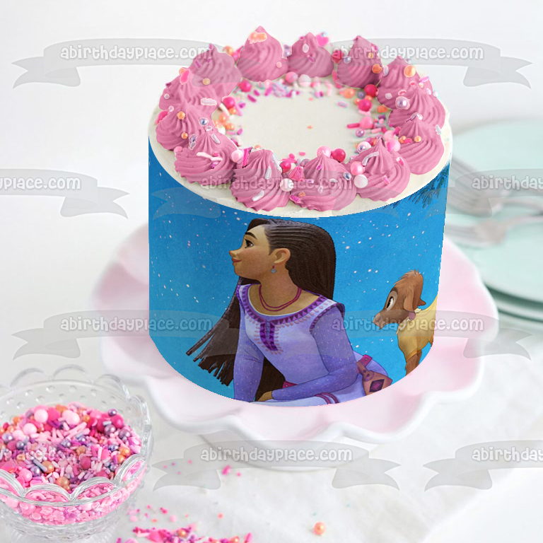Wish Asha Edible Cake Topper Image ABPID57613