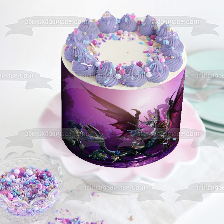 Monster Hunter Rise Game Scene Edible Cake Topper Image ABPID57646