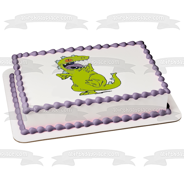 Rugrats Dancing Reptar Edible Cake Topper Image ABPID57734