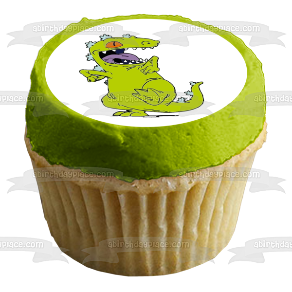 Rugrats Dancing Reptar Edible Cake Topper Image ABPID57734