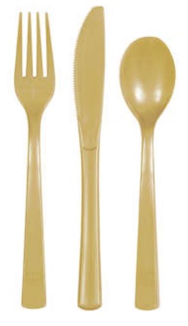 Gold Assorted Cutlery