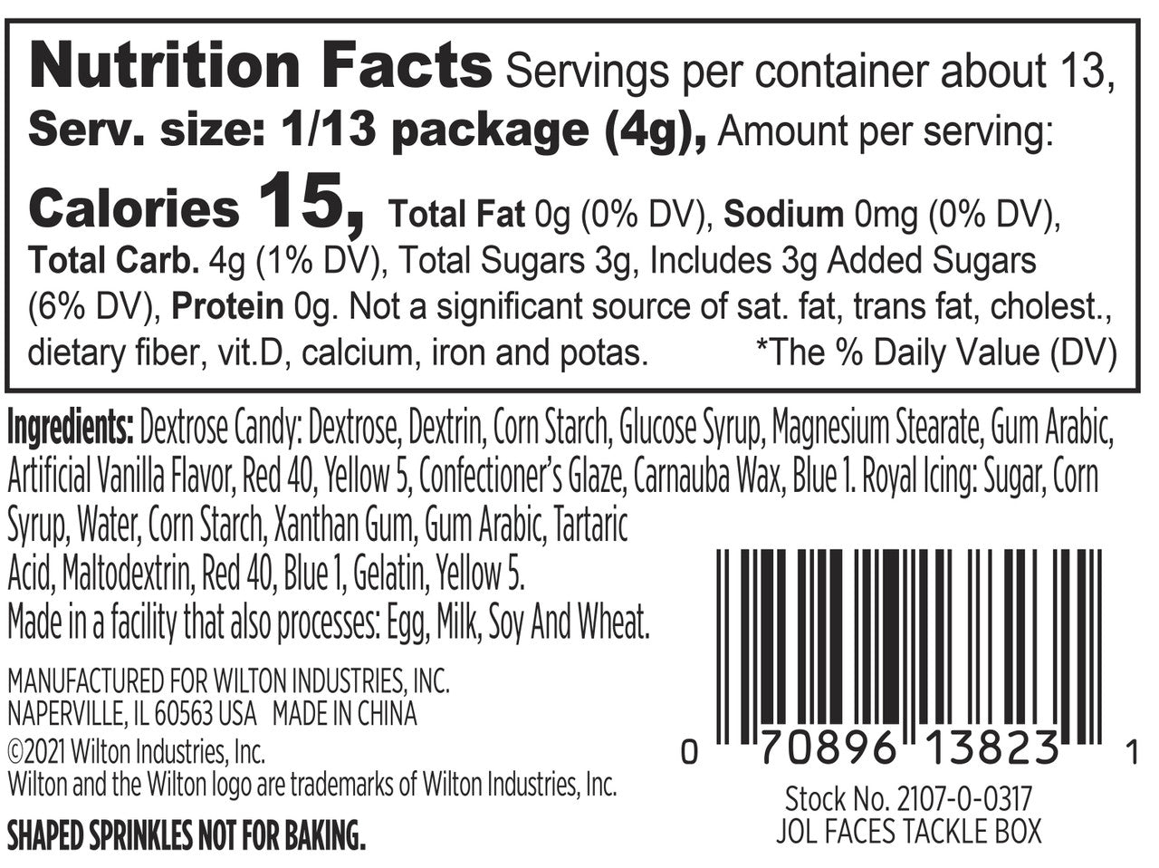 Kit de decoración de postres con cara de Jack-O-Lantern