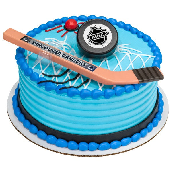 NHL® Vancouver Canucks Team Slap Shot DecoSet® and Edible Image Background