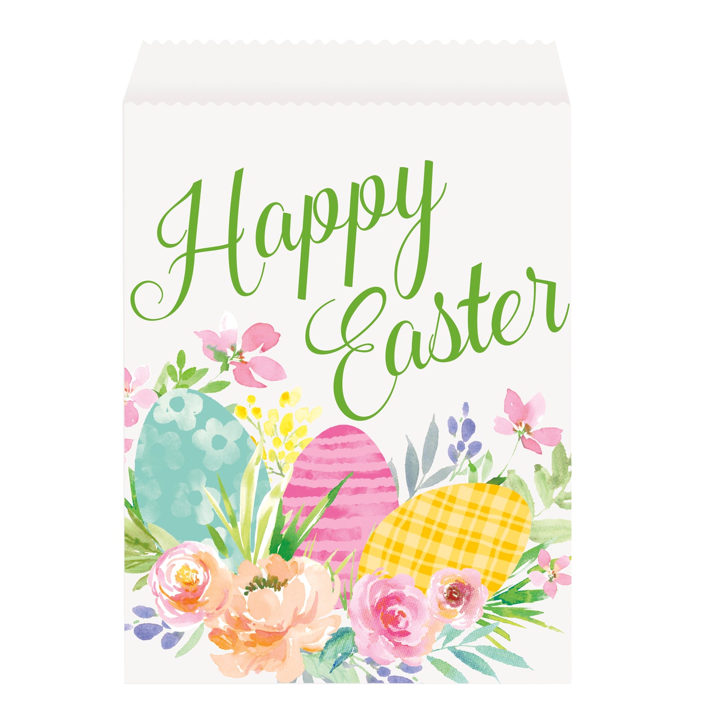 Watercolor Pastel Easter Paper Treat Bags, 8ct
