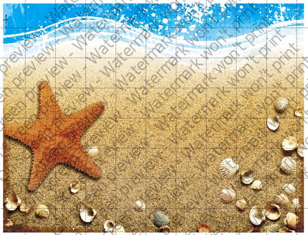 Chanclas de verano DecoSet® y fondo de imagen comestible