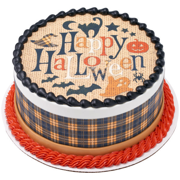 Black Magic Edible Cake Topper Image