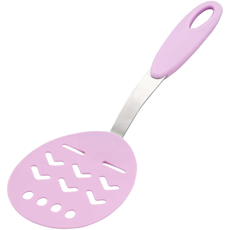 Purple Easter Egg Plastic Turner Spatula with Silicone Handle, 1ct – A  Birthday Place