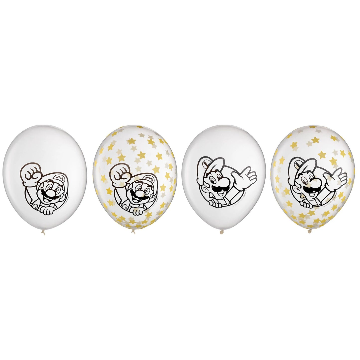 Super Mario Brothers™ 12" Latex Balloons, 6ct