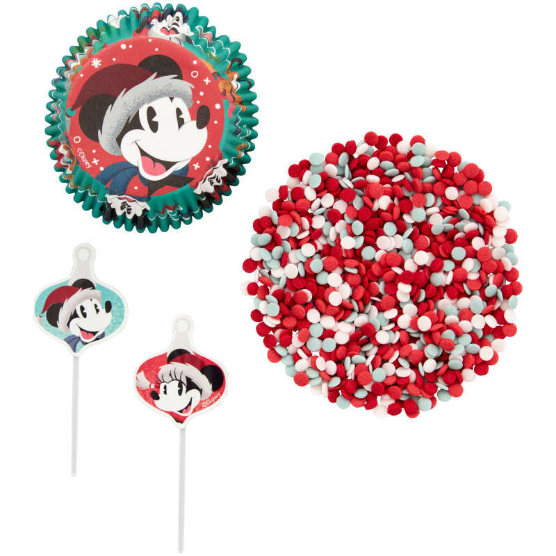 Kit de decoración de cupcakes de Mickey Mouse