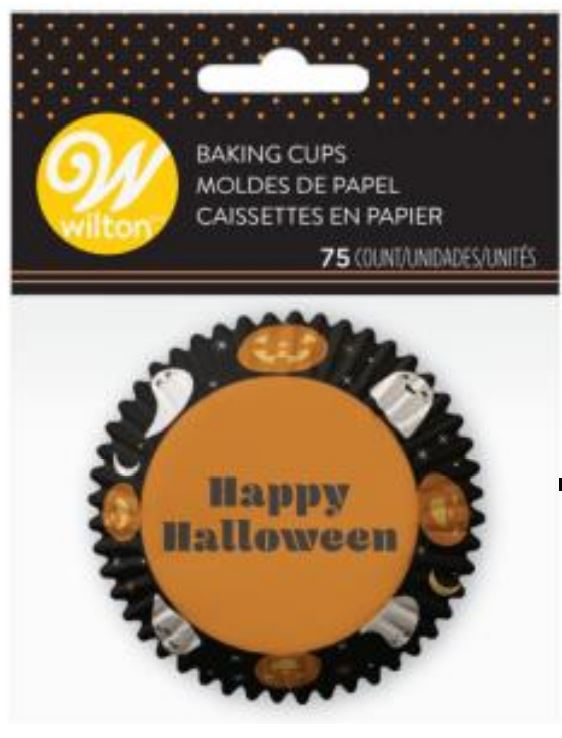 Taza para hornear Happy Halloween, 75 unidades