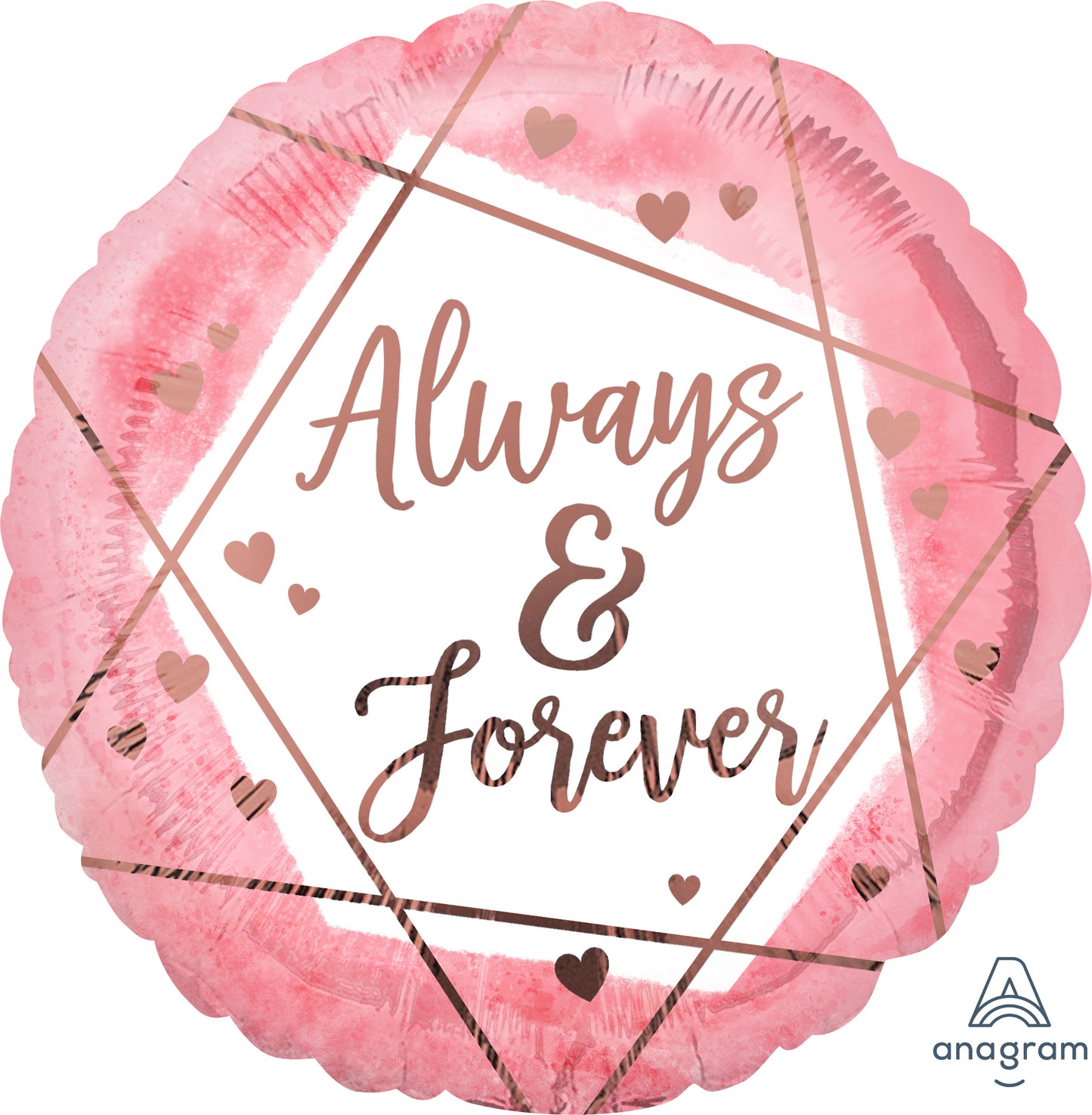 Always & Forever 23" Foil Balloon, 1ct