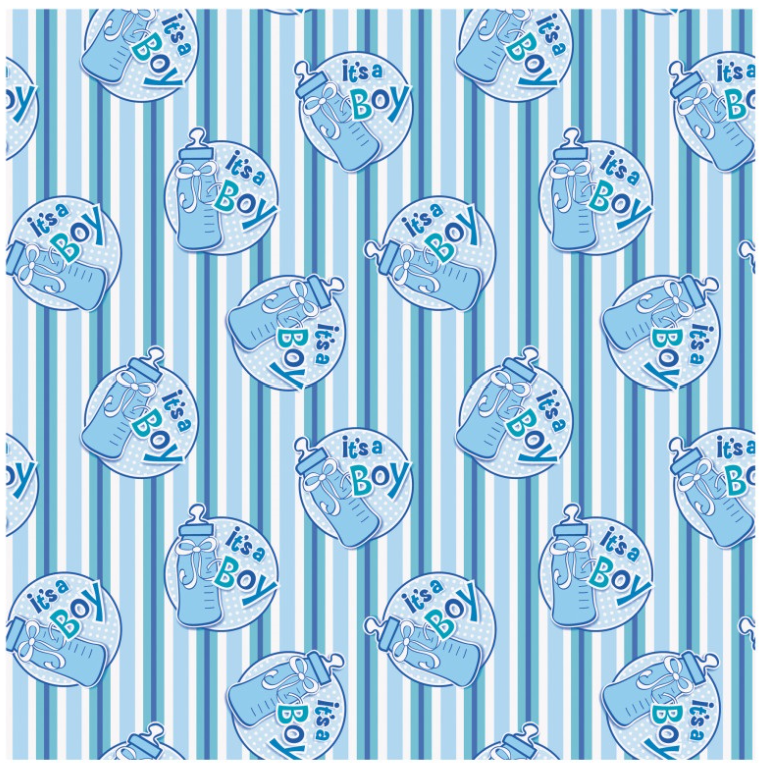 Es un papel de regalo para botella de niño, 30 "x 5 pies