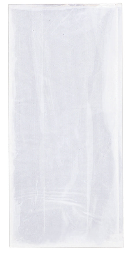 CRASPIRE 500 pc Rectangle Cellophane Bags, White, 16x9.5cm