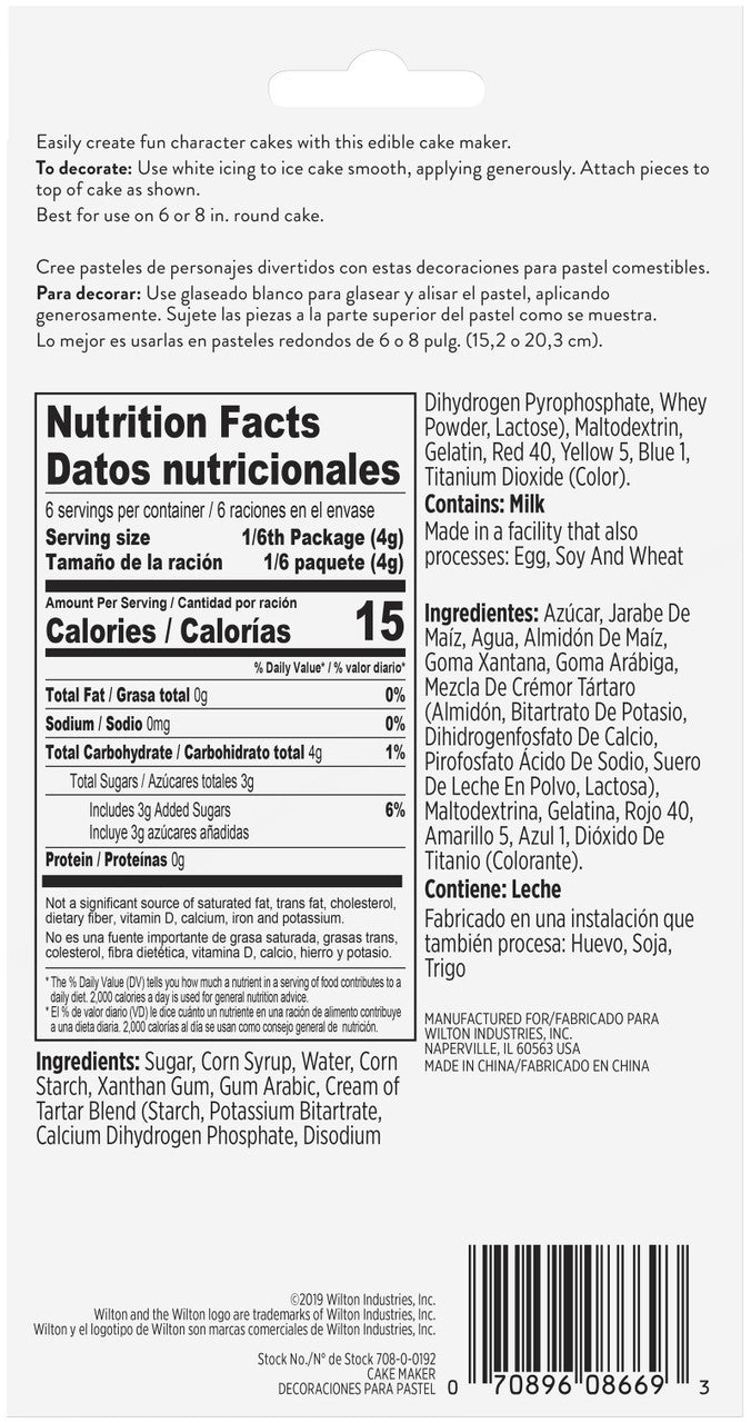 Kit para hacer pasteles de calavera