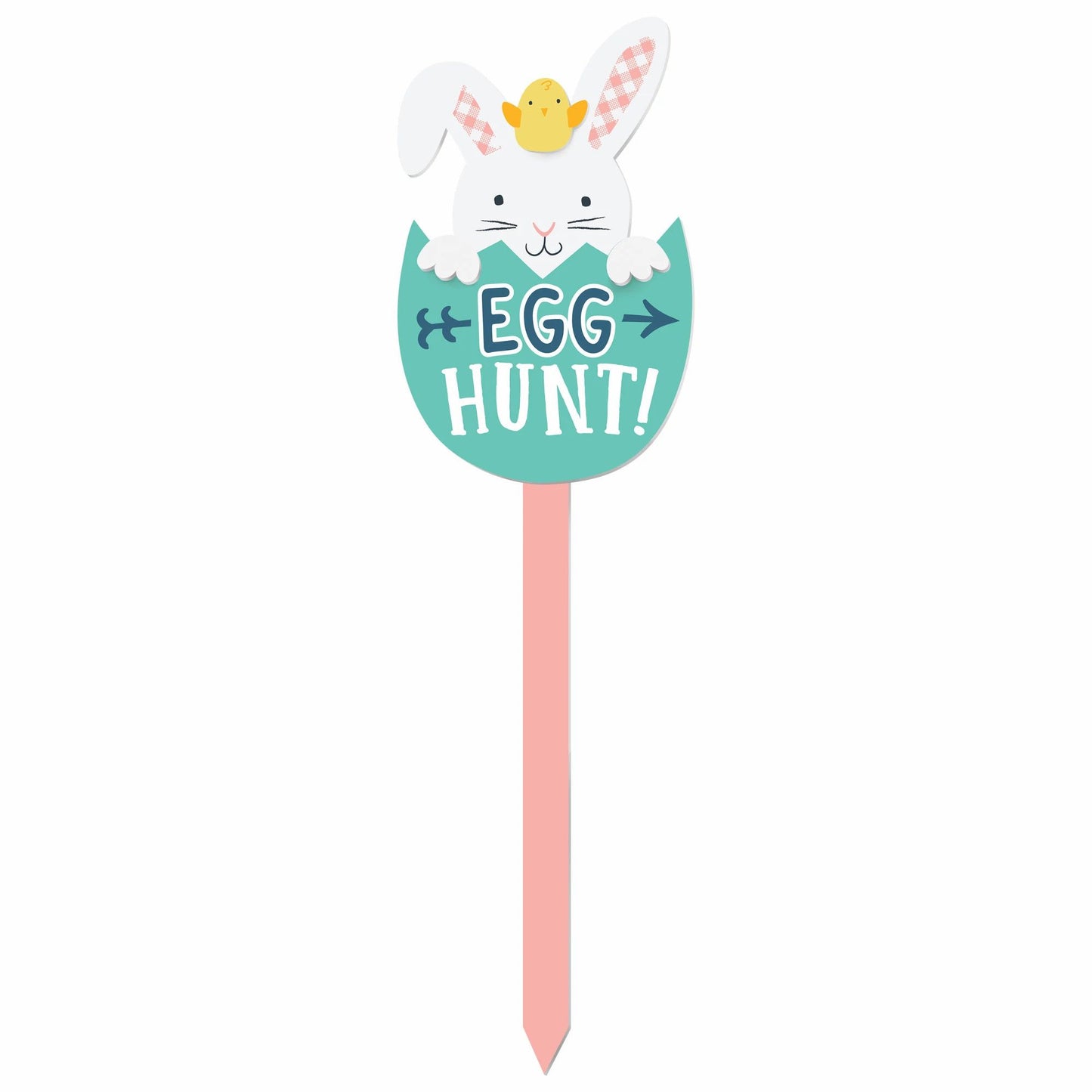 Egg Hunt MDF Yard Stake, 35" x 10"