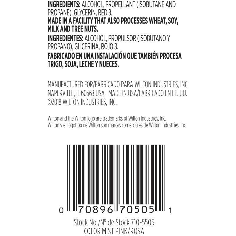 Pink Color Mist Food Color Spray, 1.5 oz.