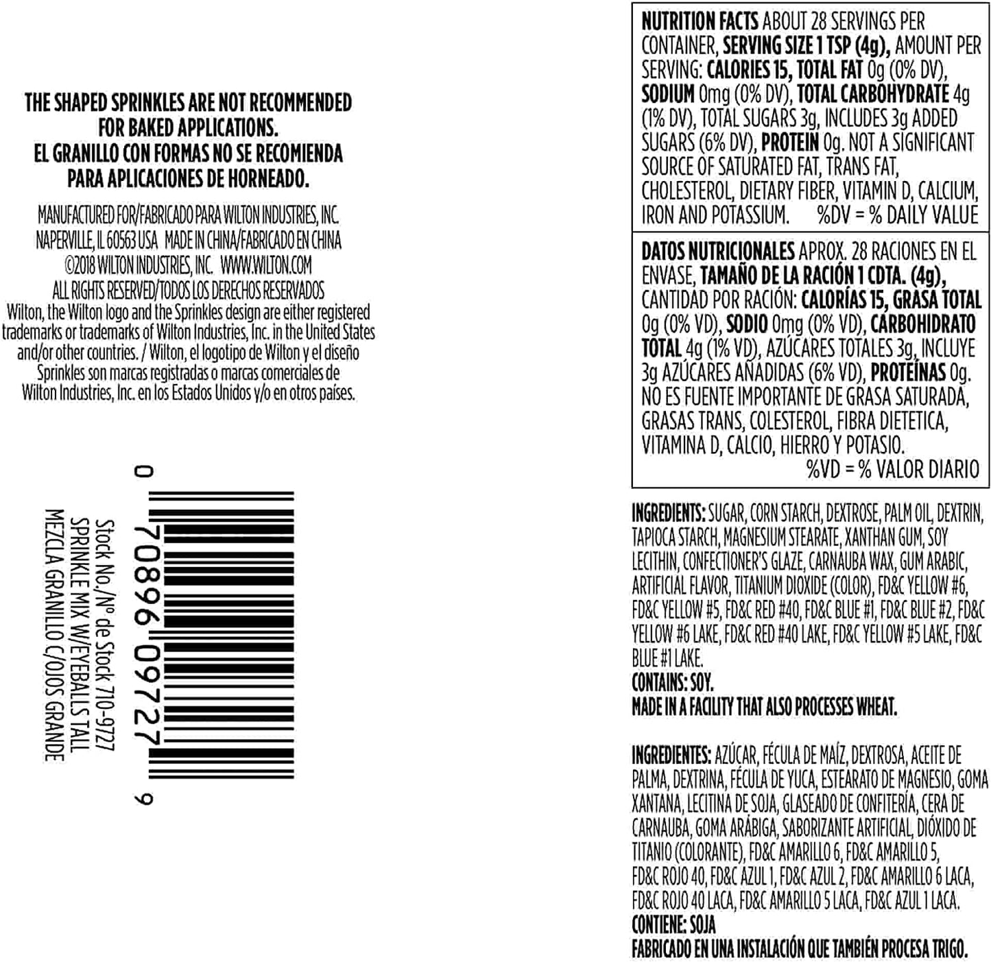 Eyeballs Sprinkle Mix