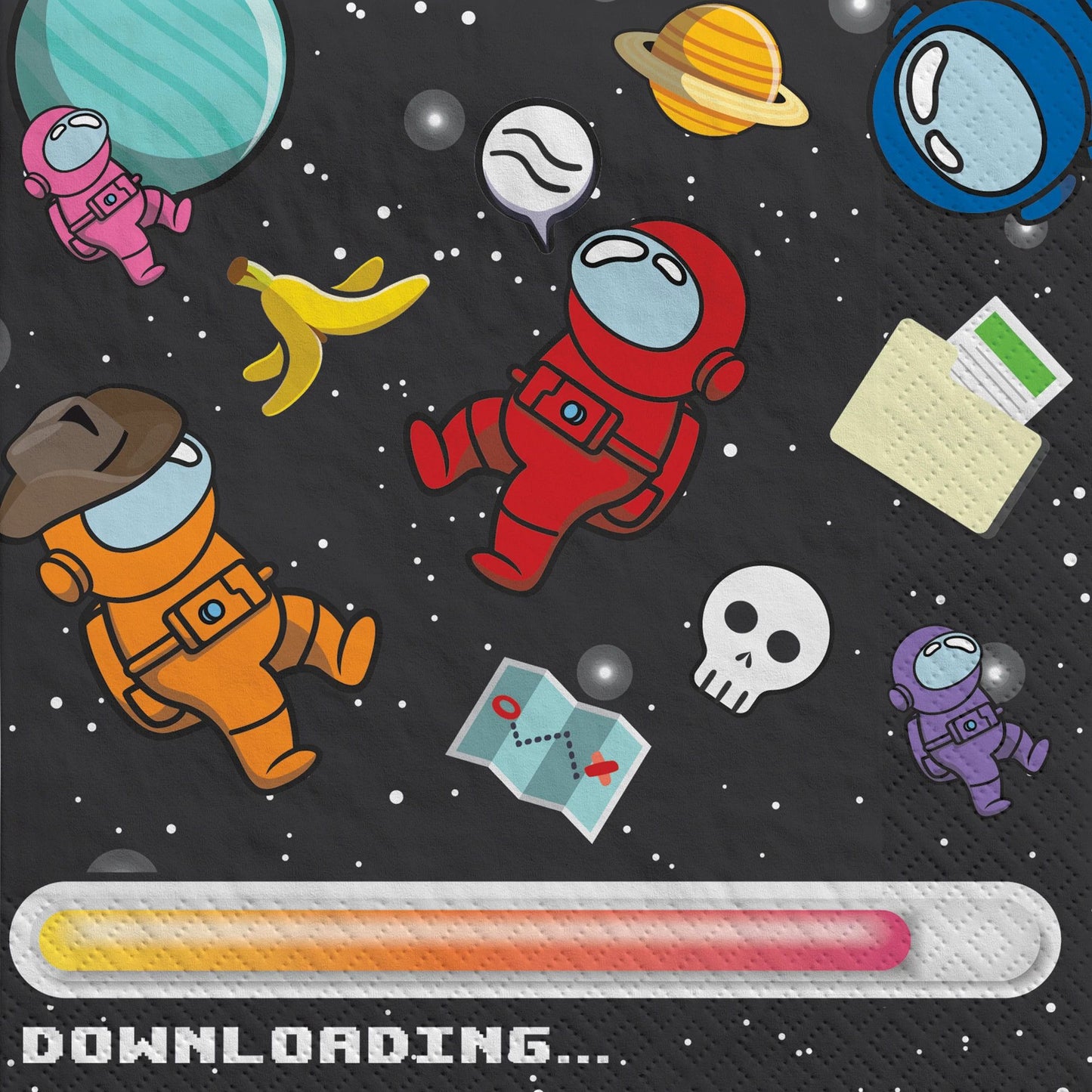 Servilletas de almuerzo de espías en el espacio, 16 unidades