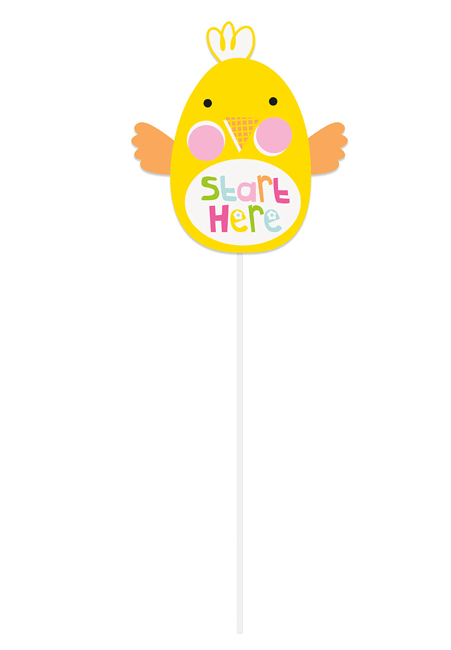 Easter Egg Hunt Clue Signs, 10ct