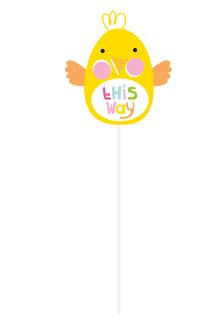 Easter Egg Hunt Clue Signs, 10ct