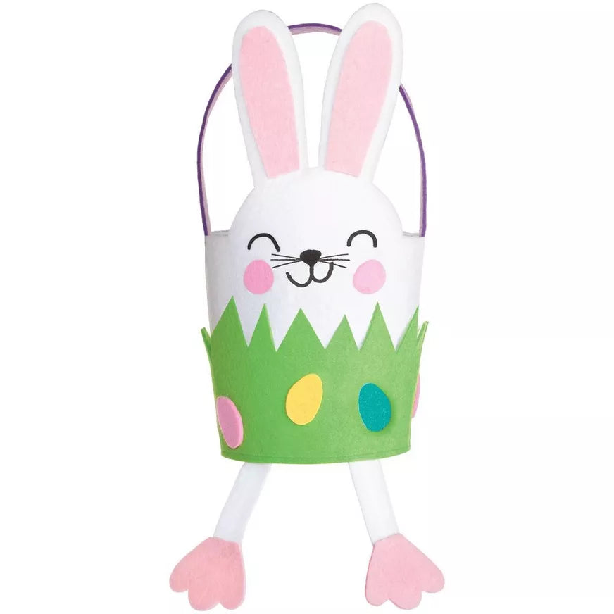 Felt Easter Basket Bunny, 1ct