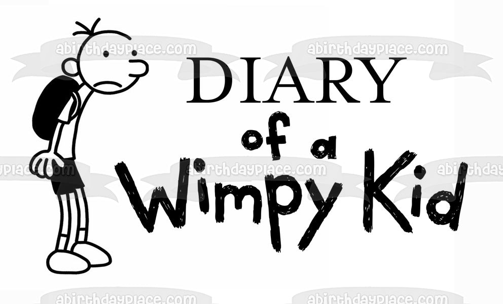 Diary of a Wimpy Kid Greg Heffley Edible Cake Topper Image ABPID01409 – A  Birthday Place